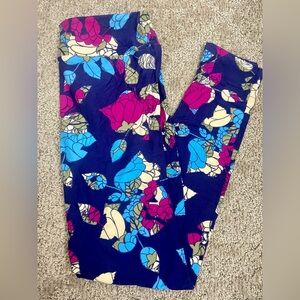 LuLaRoe OS Leggings NWOT Multicolor Floral